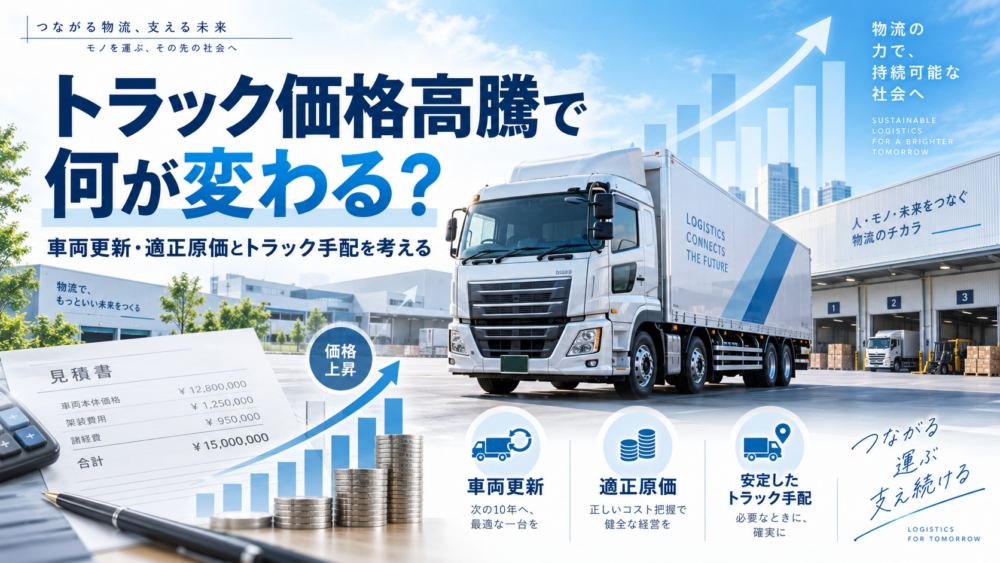 トラック高騰イメージ