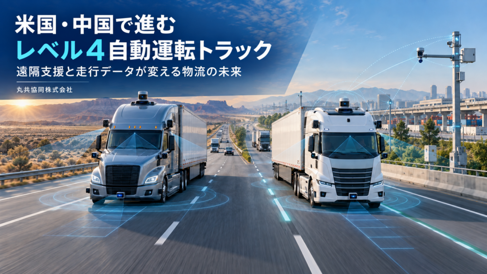 米国・中国自動運転レベル4イメージ