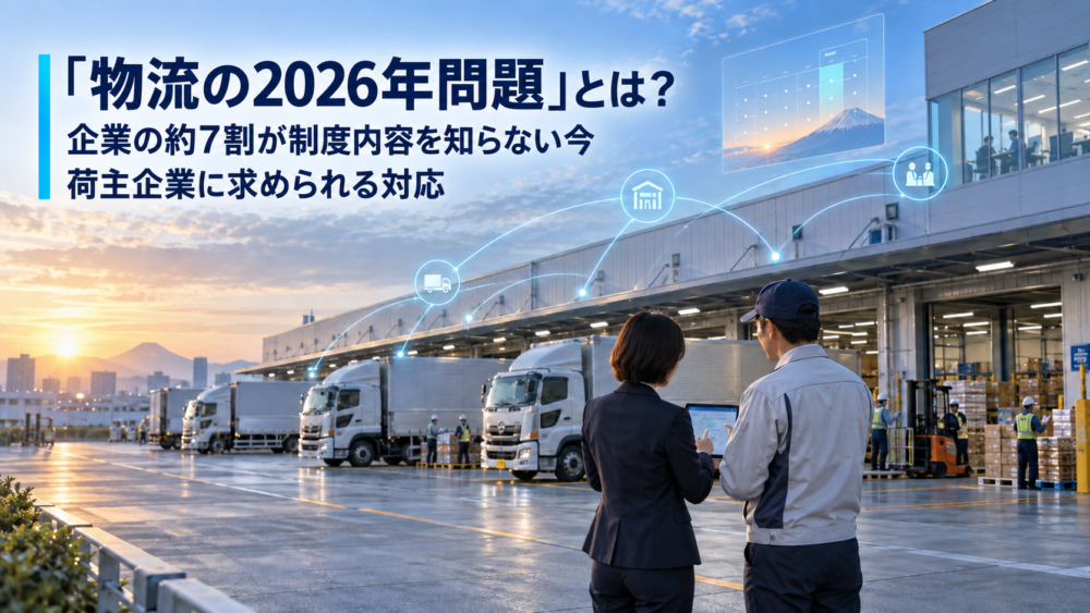 物流の2026年問題とはイメージ