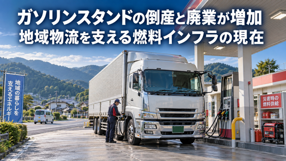 ガソリンスタンド倒産イメージ