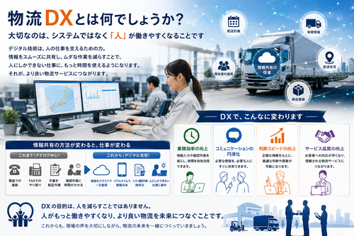 物流DXとはイメージ