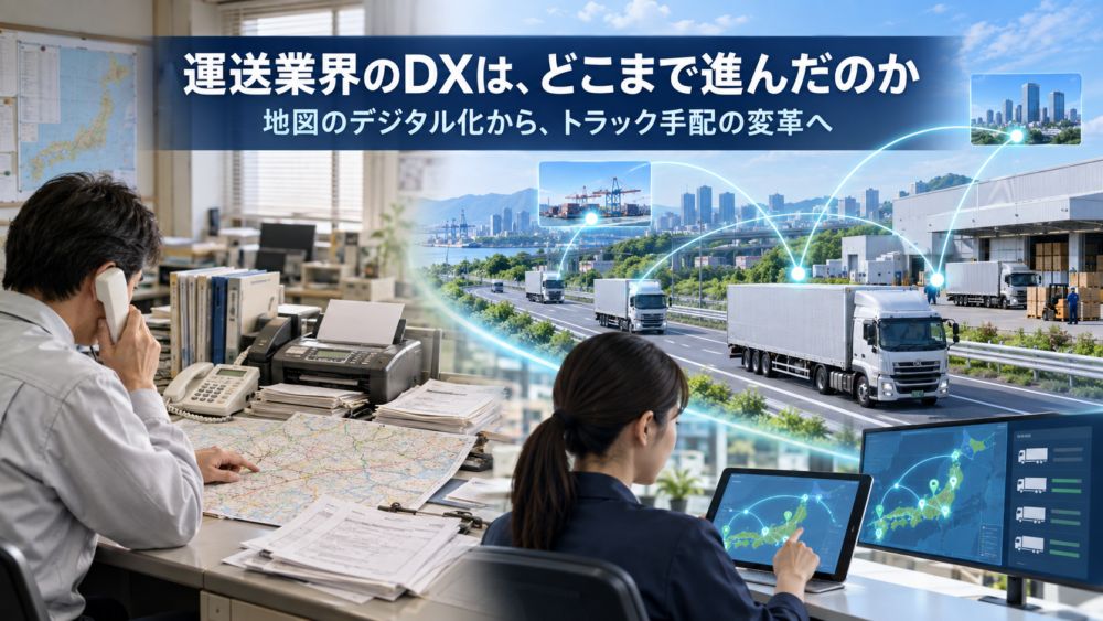 運送業界DXはどこまで進んだイメージ
