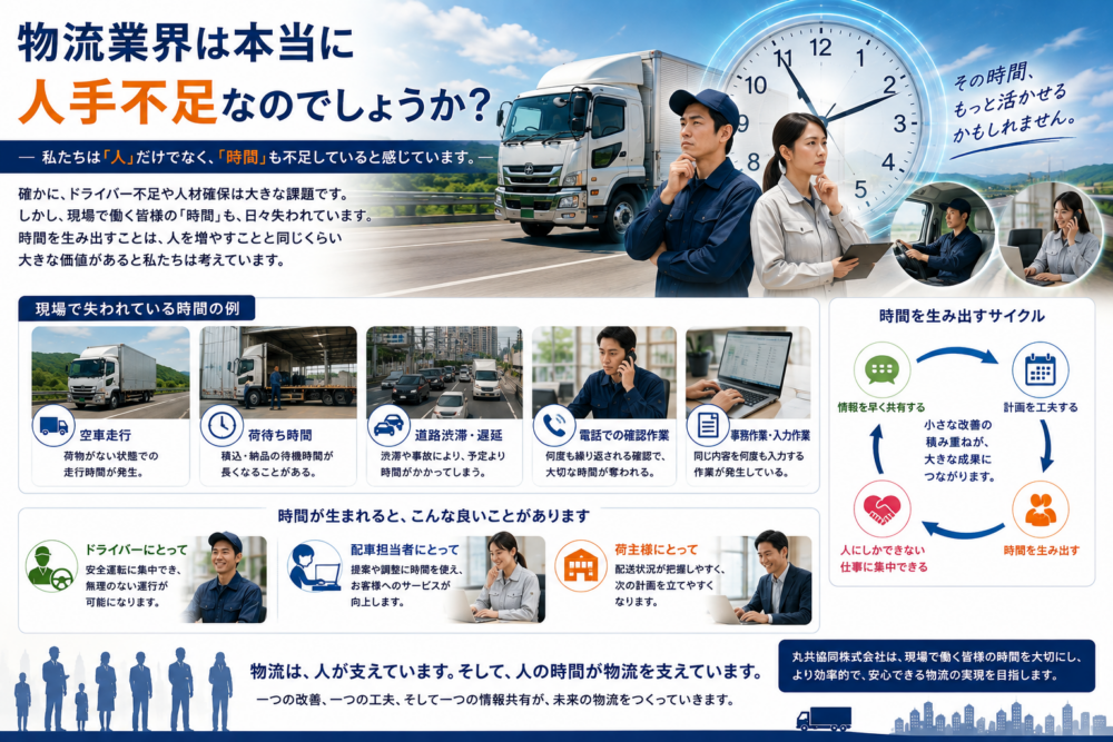 物流業界は本当に人手不足イメージ