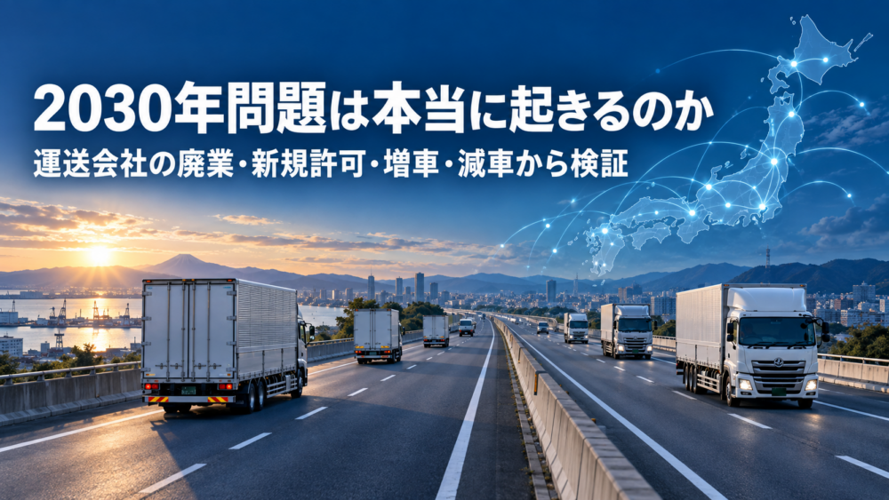 2030年問題は本当におきるイメージ