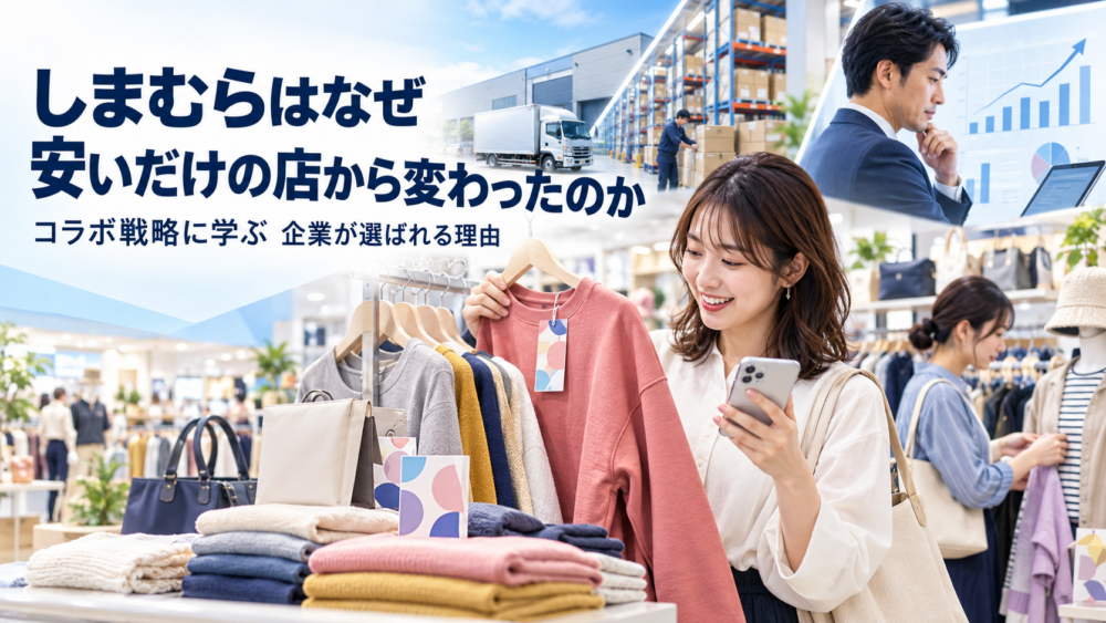 しまむらコラボ戦略から学ぶイメージ